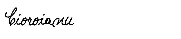 Cioroianu字体
