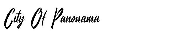 City Of Panonama字体