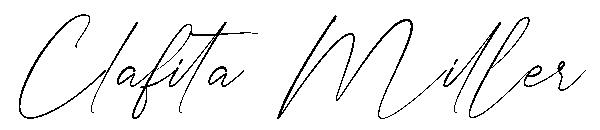 Clafita Miller字体
