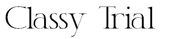 Classy Trial字体