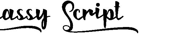 Classy Script字体