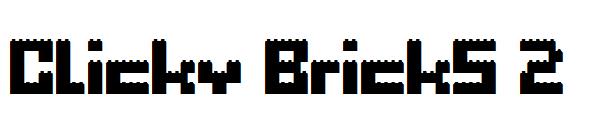 Clicky Bricks 2字体