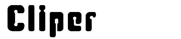 Cliper字体