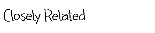 Closely Related字体