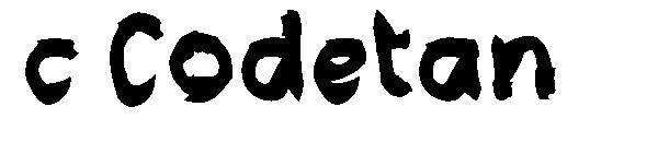 c Codetan字体