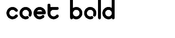 coet bold字体