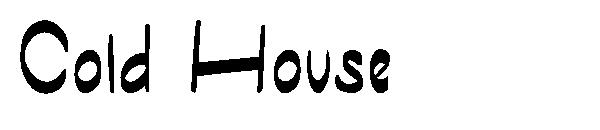 Cold House字体