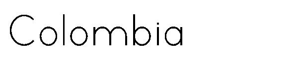 Colombia字体