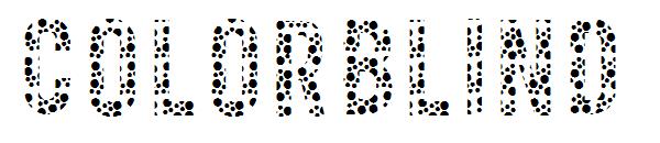 ColorBlind字体