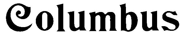 Columbus字体