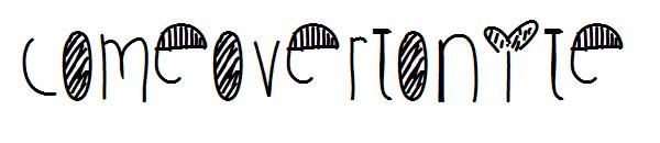 ComeOverTonite字体