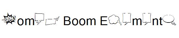 Comic Boom Elements字体