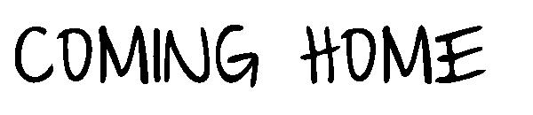 Coming Home字体