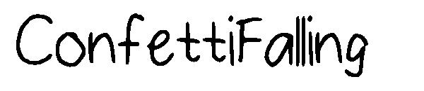 ConfettiFalling字体
