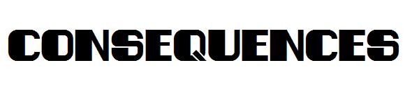 Consequences字体