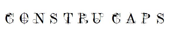 Constru Caps字体