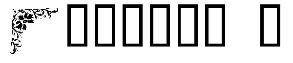 Corners 1字体