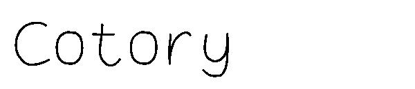 Cotory字体
