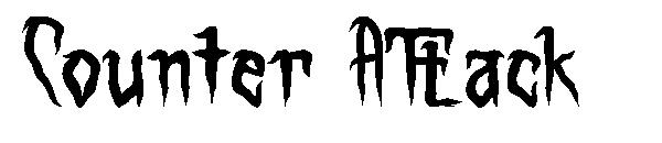 Counter Attack字体