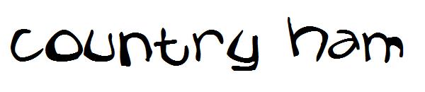 Country Ham字体