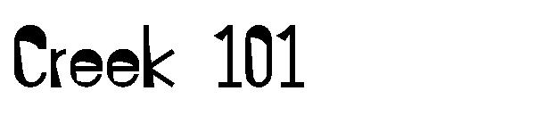 Creek 101字体