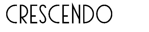 Crescendo字体