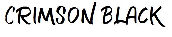 Crimson Black字体