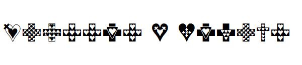 Crosses n Hearts字体