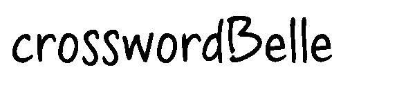 crosswordBelle字体