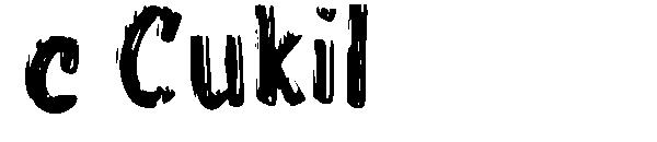 c Cukil字体
