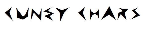 Cuney Chars字体