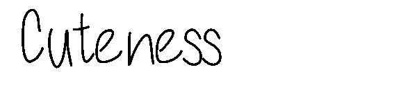 Cuteness字体