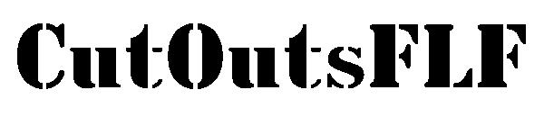 CutOutsFLF字体