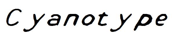 Cyanotype字体