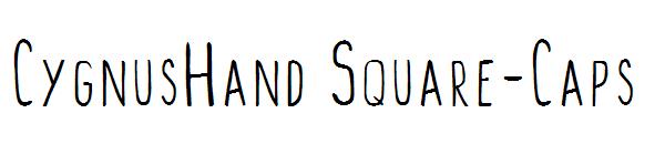 CygnusHand Square-Caps字体