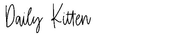 Daily Kitten字体
