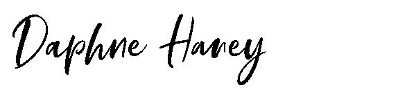 Daphne Haney字体