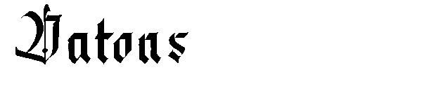 Datons字体