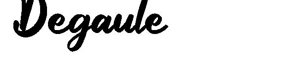 Degaule字体