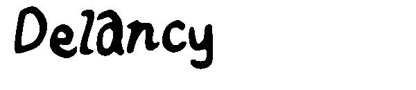Delancy字体