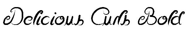 Delicious Curls Bold字体