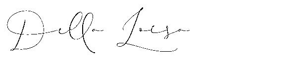Della Loisa字体