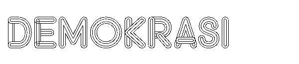 DEMOKRASI字体