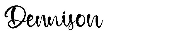 Dennison字体