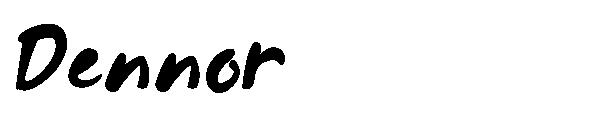 Dennor字体