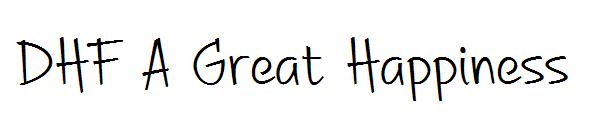 DHF A Great Happiness字体
