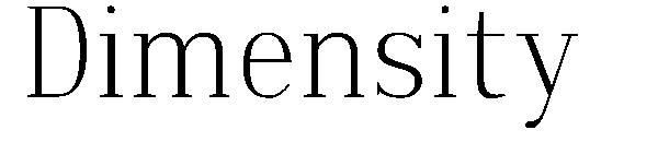 Dimensity字体