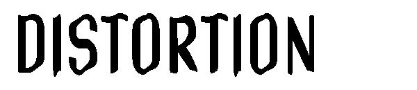 Distortion字体