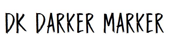 DK Darker Marker字体