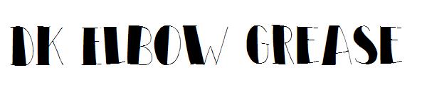 DK Elbow Grease字体